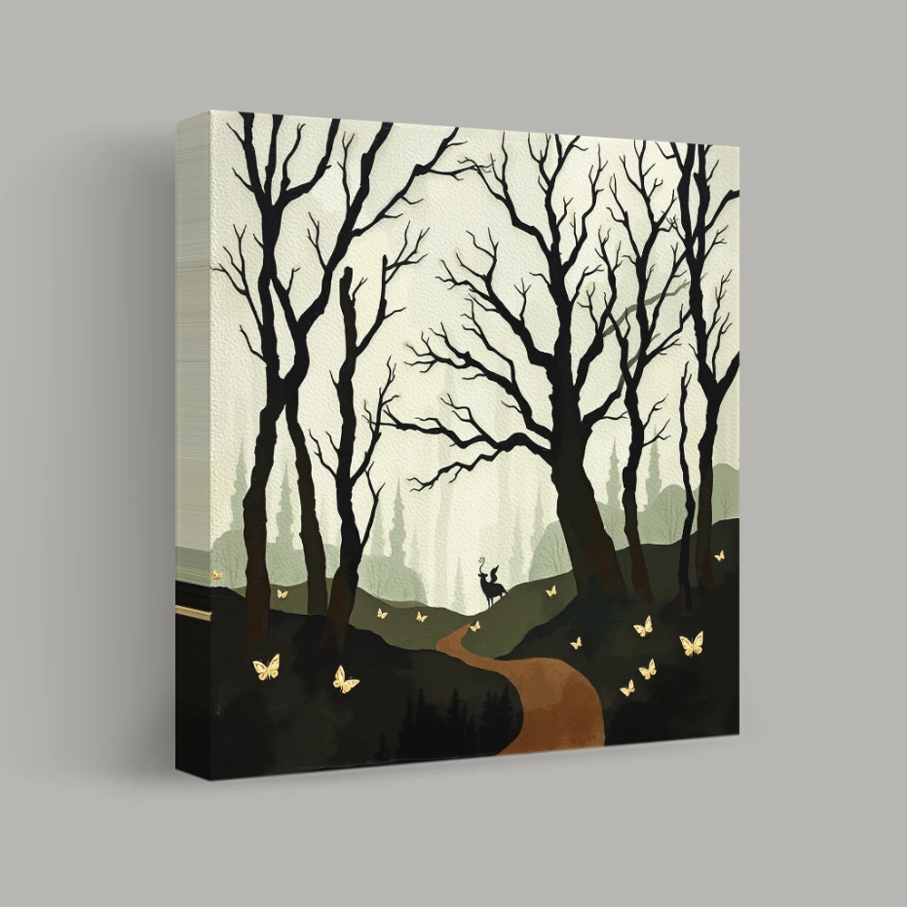 Le ombre sussurrate della foresta — canvas
