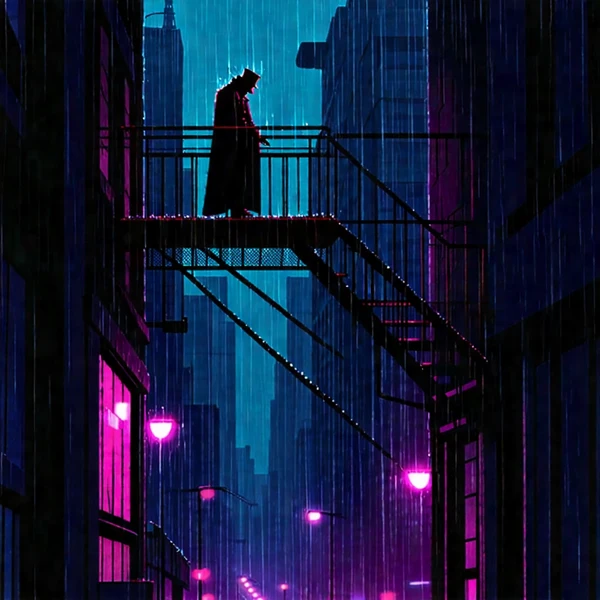 Shadow in the Neon Rain view 2