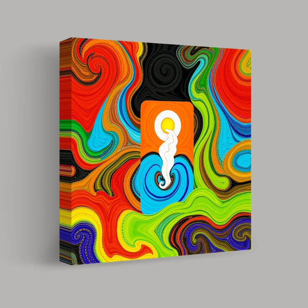Whirlwind of Colorful Dreams — canvas