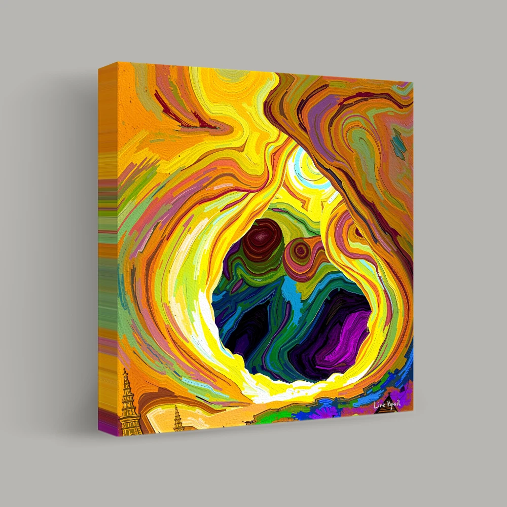 Whirlwind of Colors — canvas