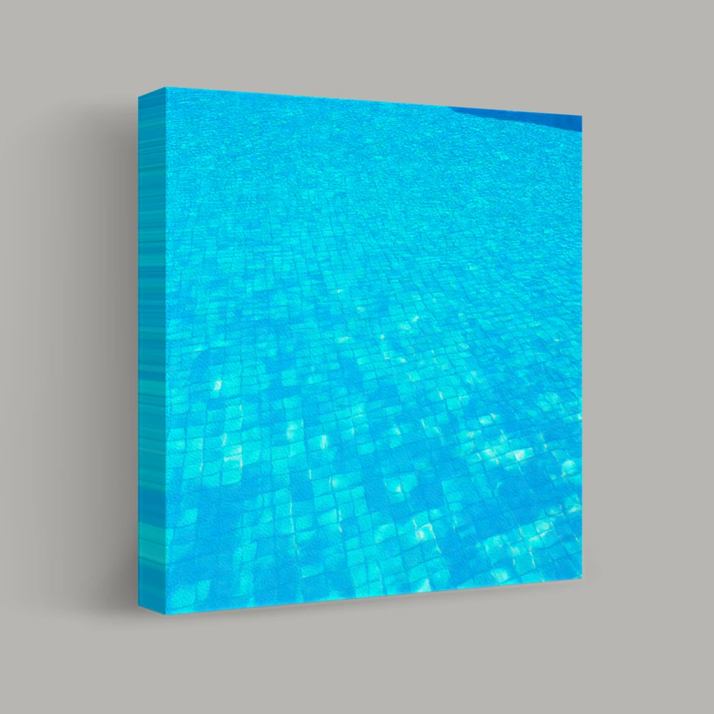 Rippling Blue Reflections — canvas