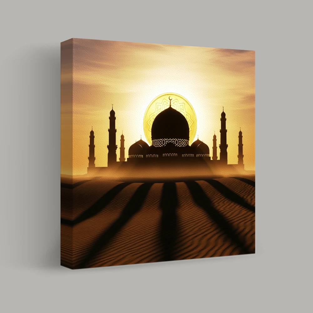 Dawn Over Silhouettes — canvas