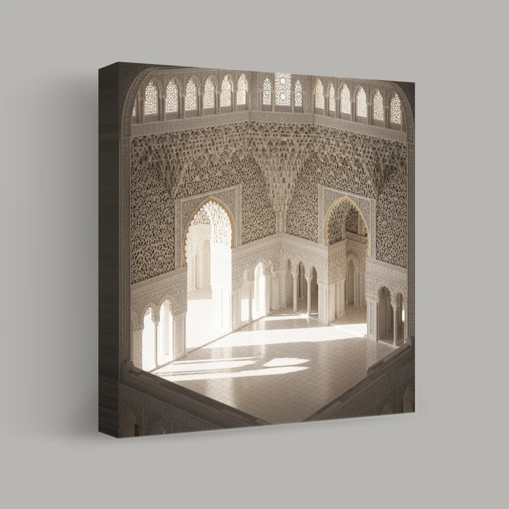 Silent Geometry — canvas