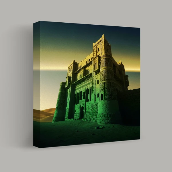 Echoes of the Sandstone Fortress view 1
