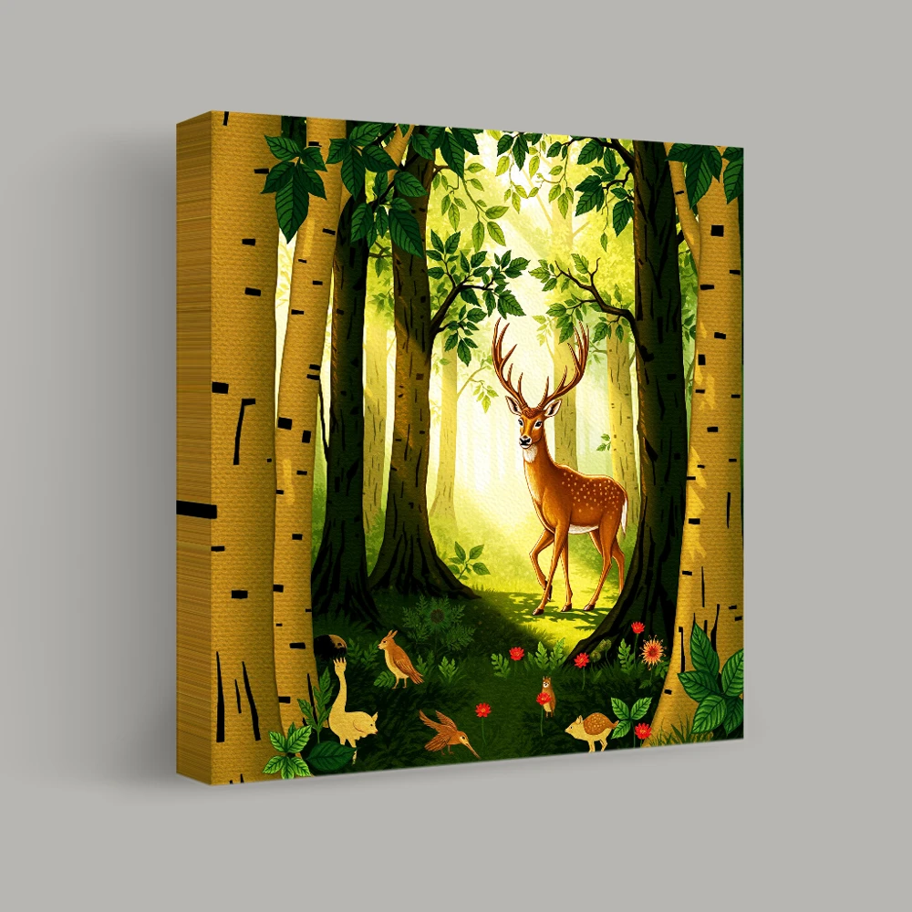 Enchanted Forest Sanctuary — canvas
