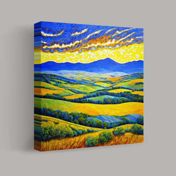 Undulating Tapestry of Hills view 1