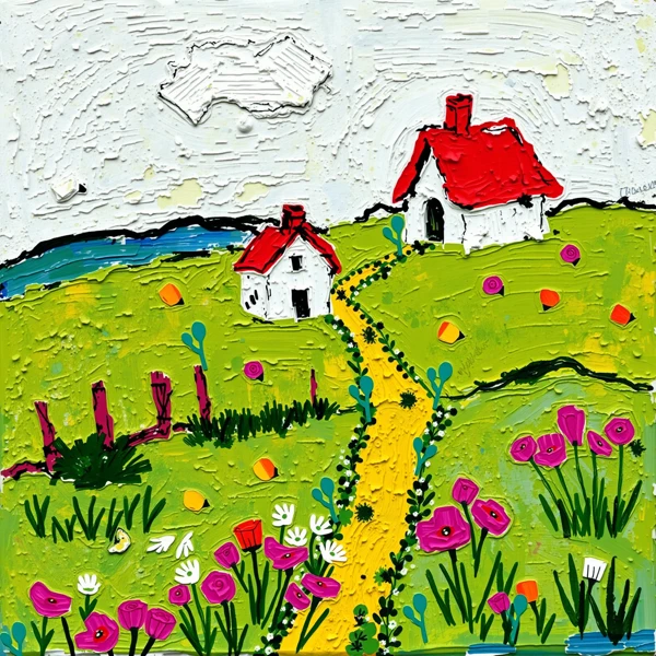 Paths of Colorful Serenity