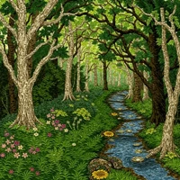 Pathway Through Enchanted Woods thumbnail 2