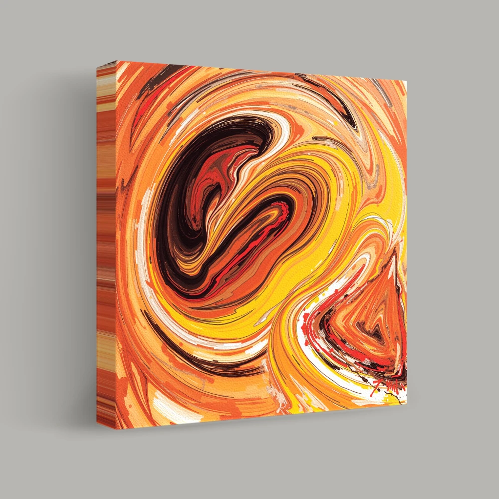 Whorls of Chromatic Echoes — canvas