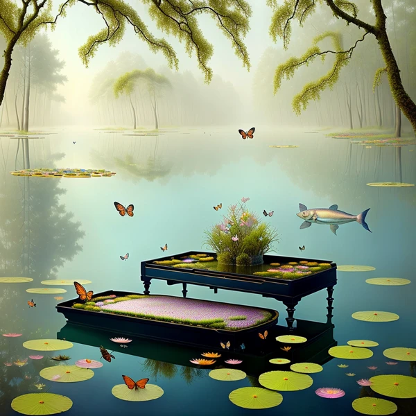 Tranquil Waterscape Dream view 2