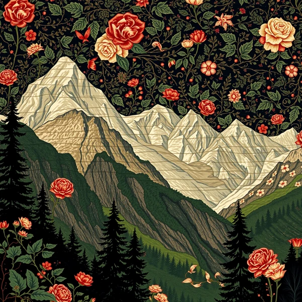 Abbellimenti floreali sulle alture alpine