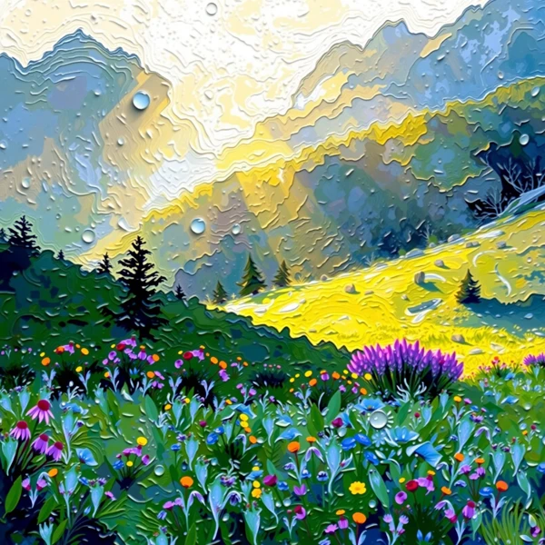 Radiant Meadow Morning view 2