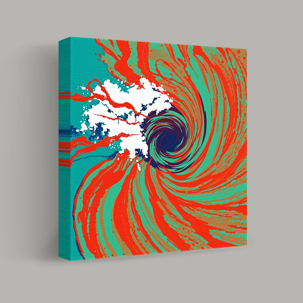 Whirlwind of Color — canvas