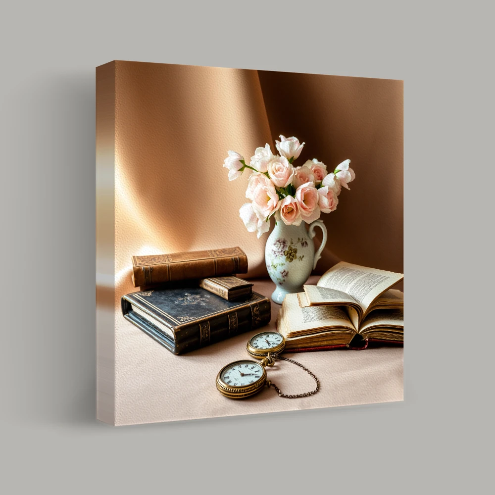 Echoes of Bygone Pages — canvas