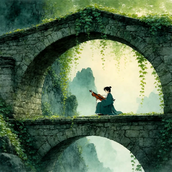 Echoes in the Overgrown Archway view 2