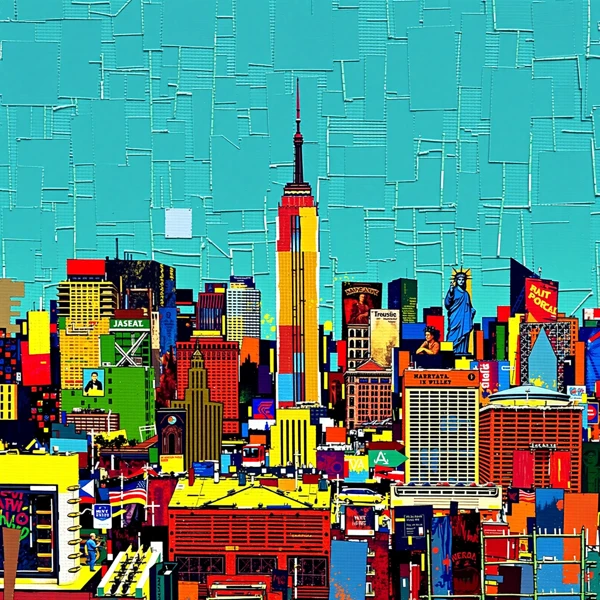 Kaleidoscope Cityscape