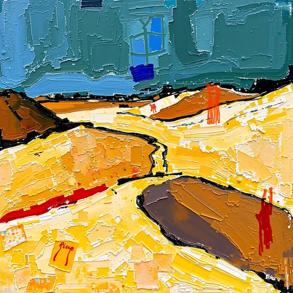 Whispers of the Desert Path