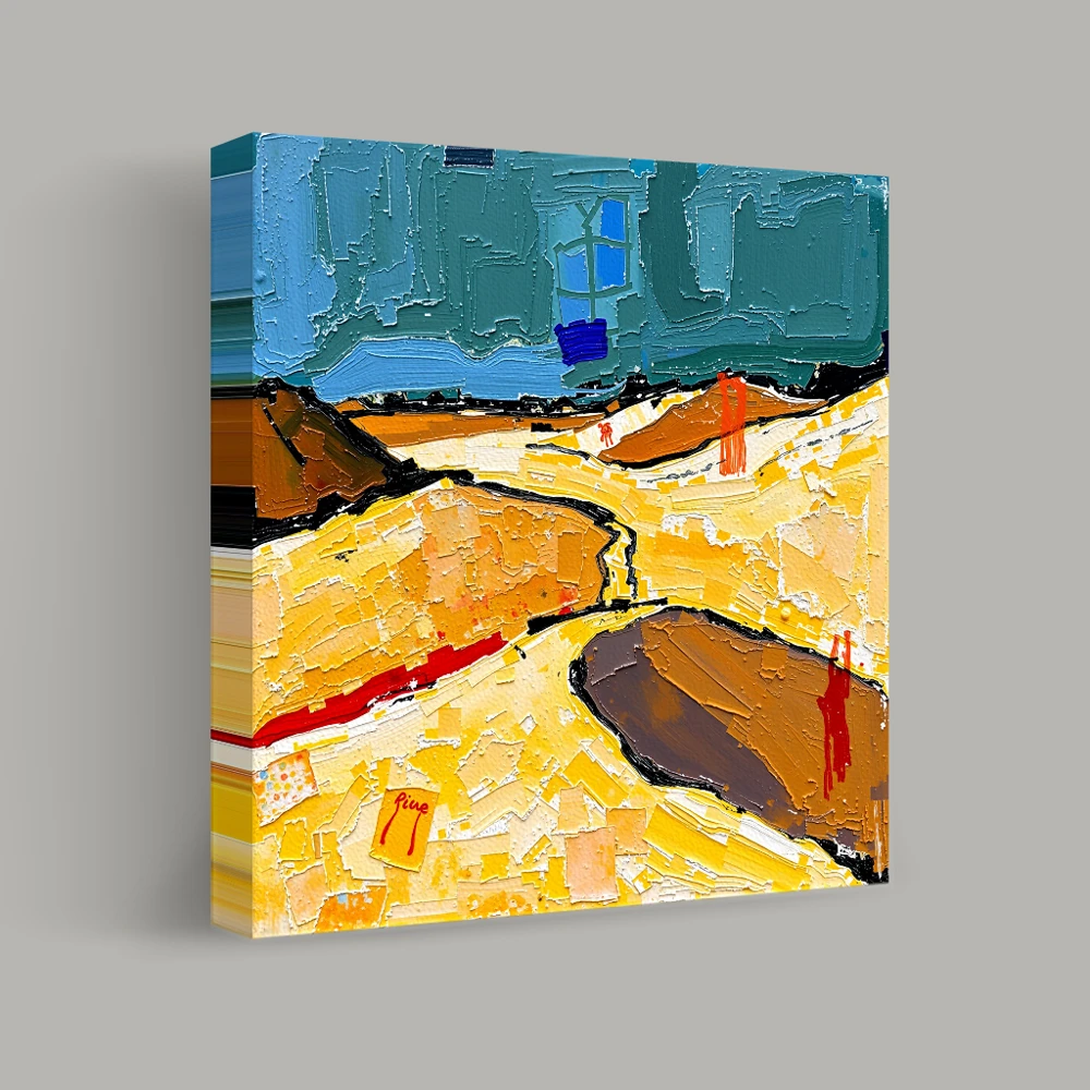 Whispers of the Desert Path — canvas