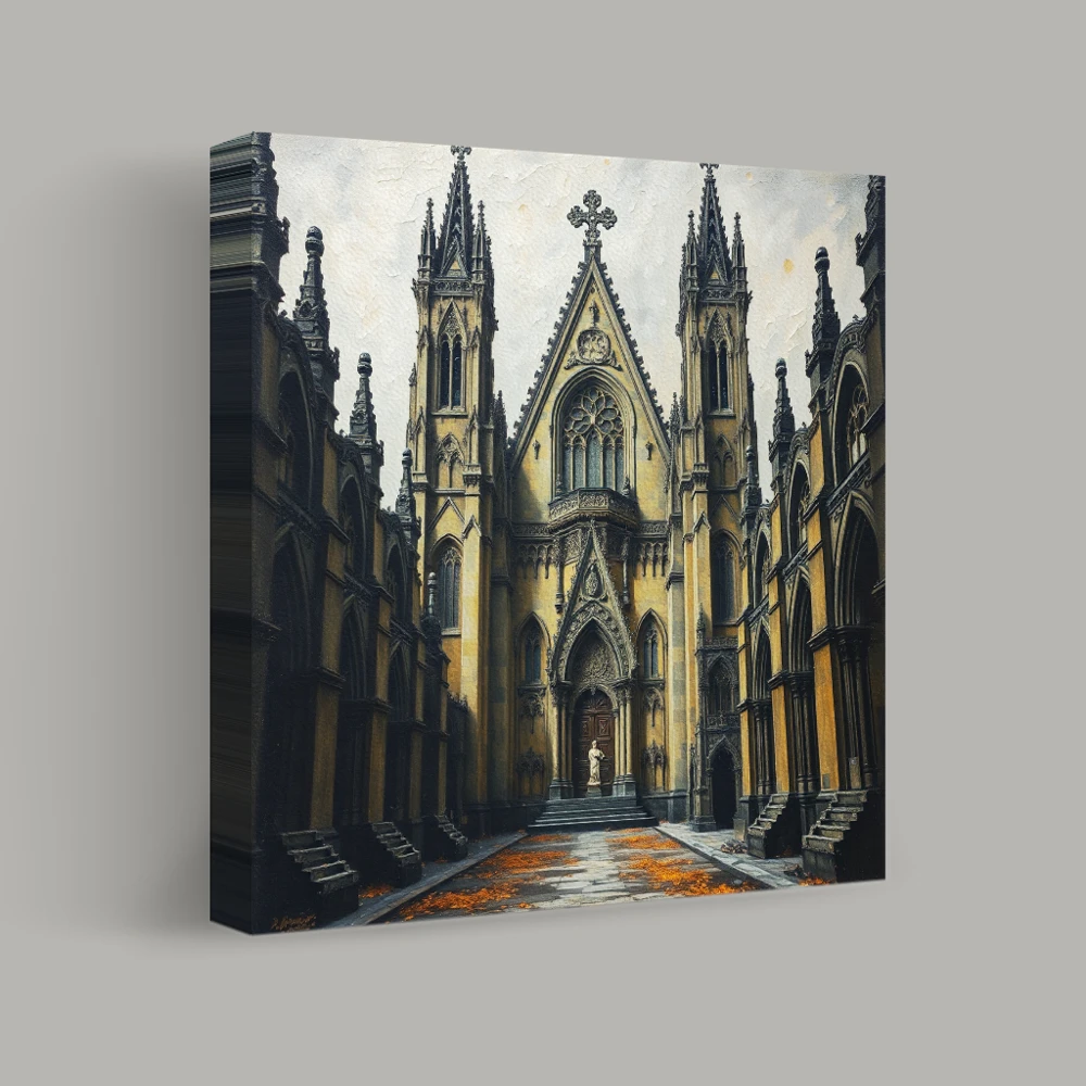 Echoes of Gothic Elegance — canvas