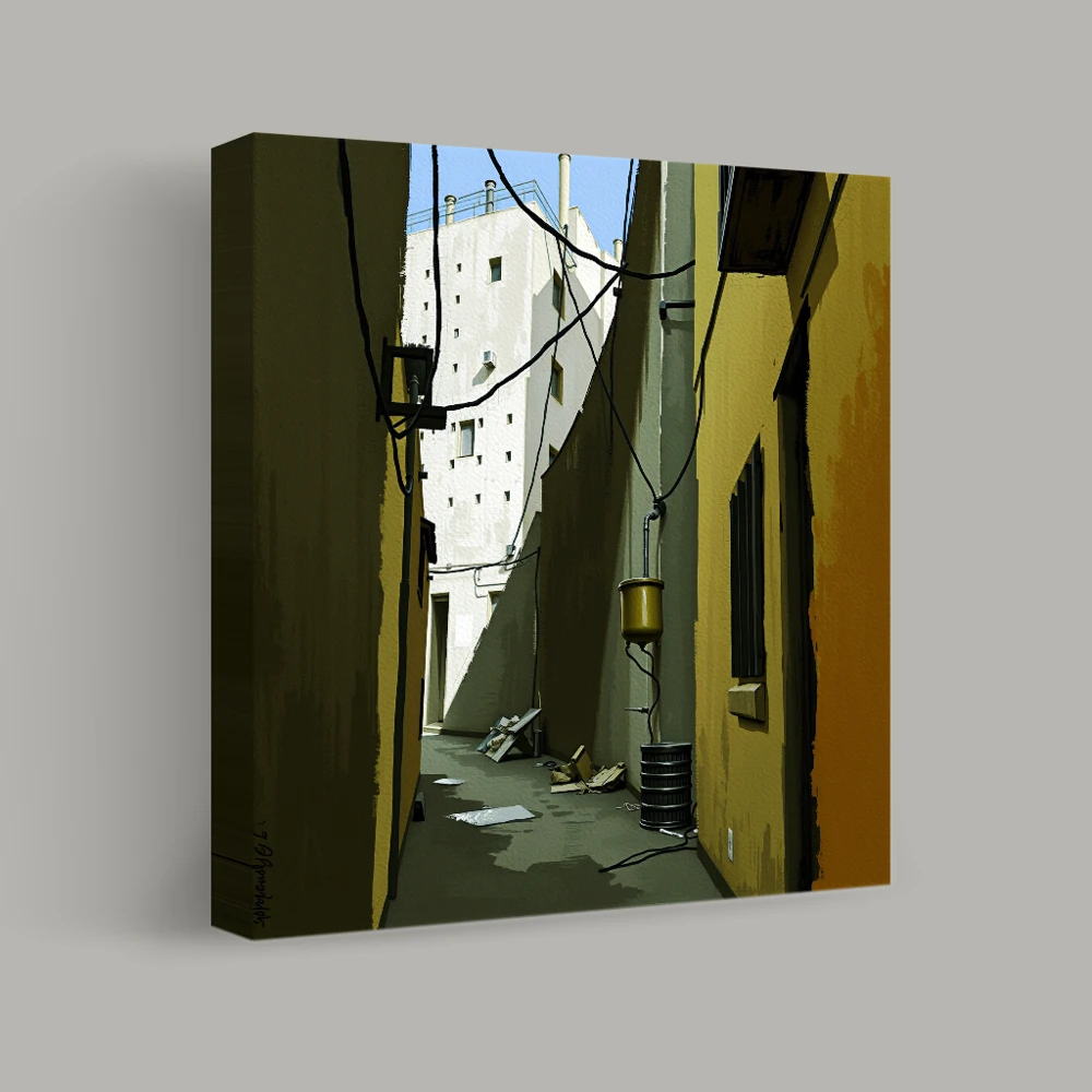 Shadows of the Narrow Passage — canvas