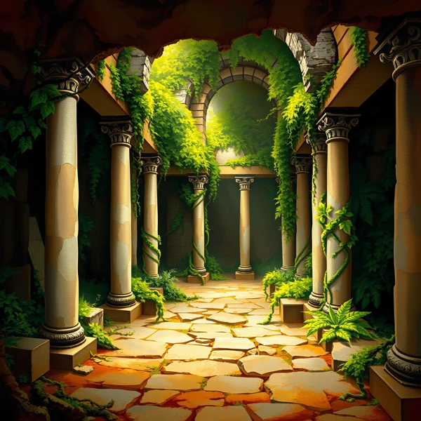 Ruins of Forgotten Glory view 2