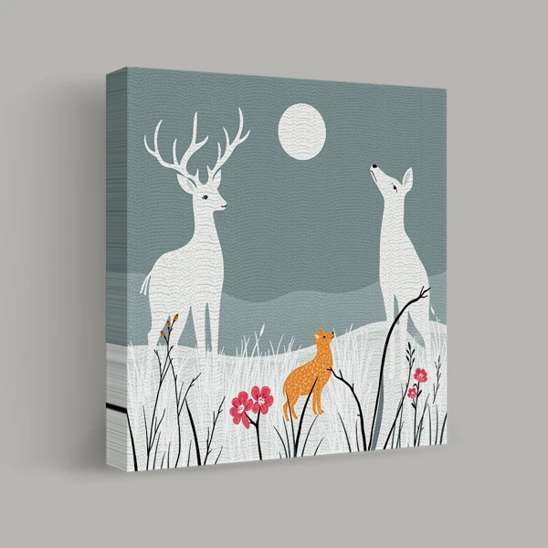 Moonlit Forest Creatures view 1
