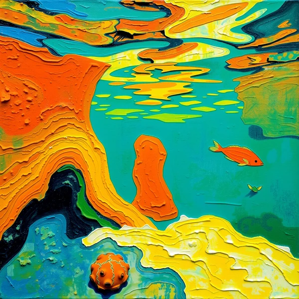 Beneath the Vibrant Waves