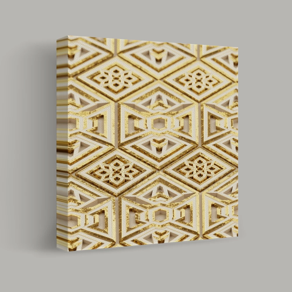 Geometric Harmony — canvas