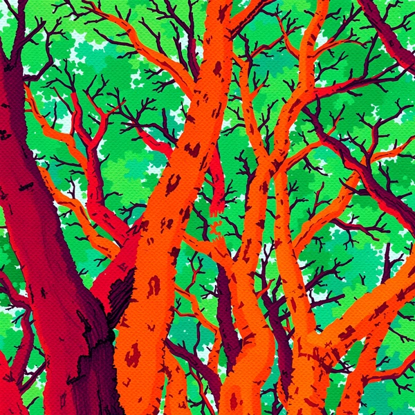Vibrant Canopy Dreams