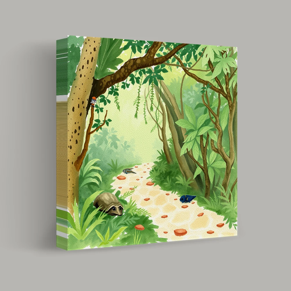 Secrets of the Whispering Forest — canvas