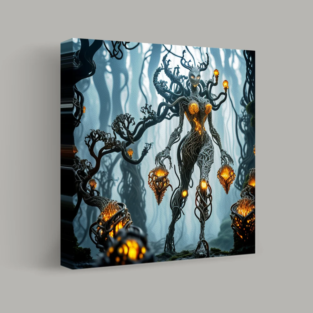 Guardian of the Luminous Grove — canvas