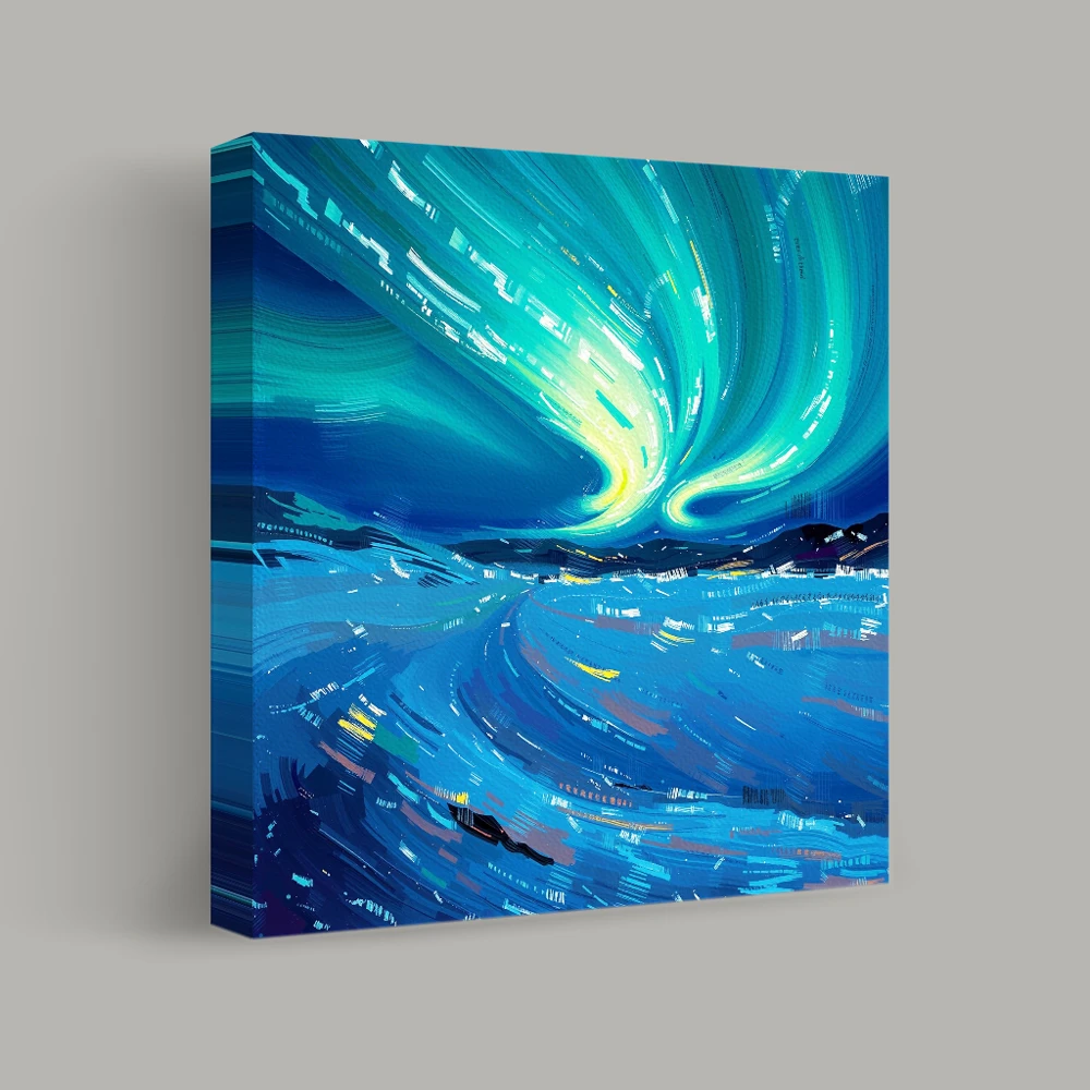 Dance of the Northern Lights — canvas
