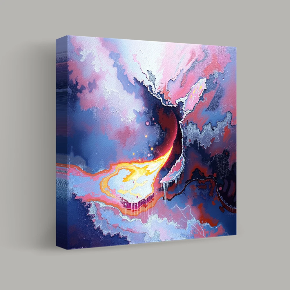 Celestial Eruption — canvas