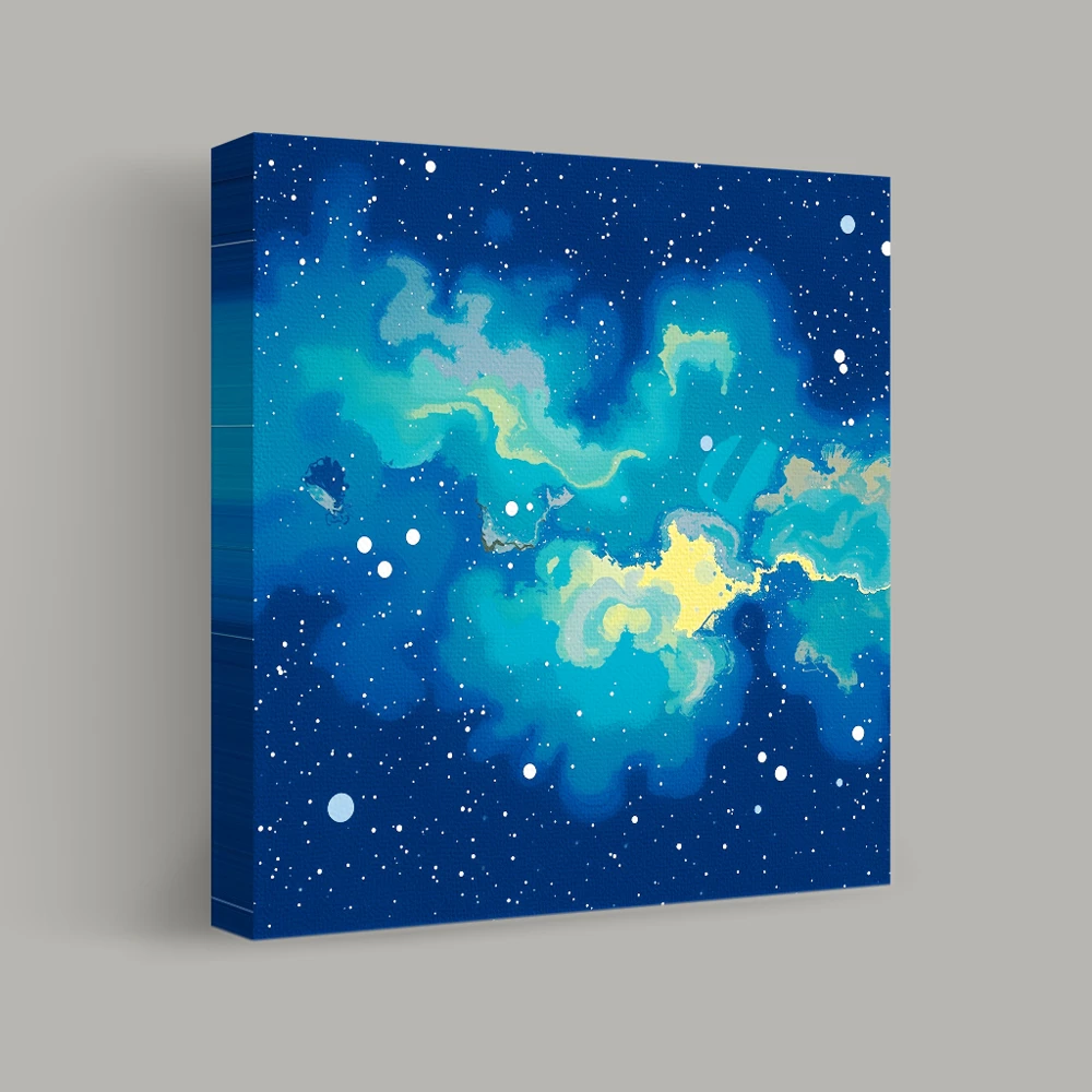 Hemelse Penseelstreken — canvas