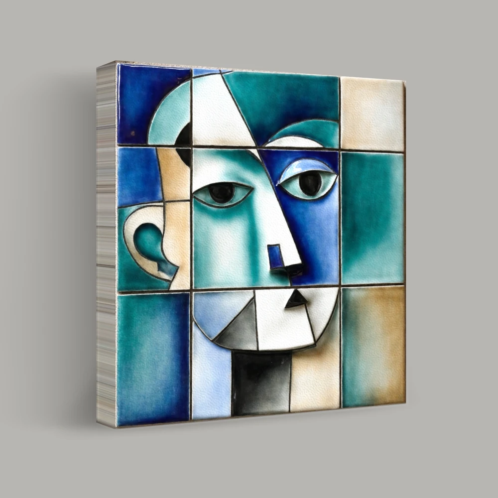 Fragments de bleu — canvas