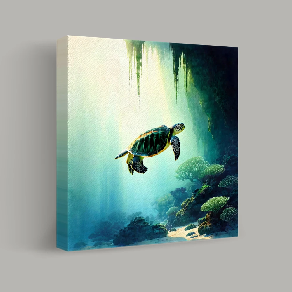 Journey Beneath the Waves — canvas