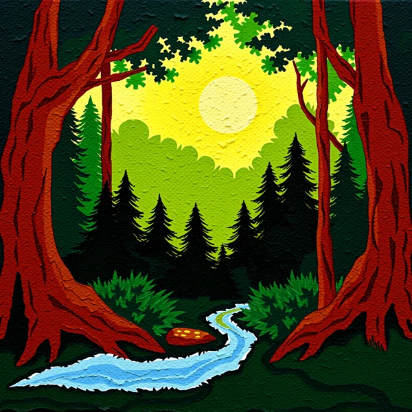 Enchanted Forest Sunrise