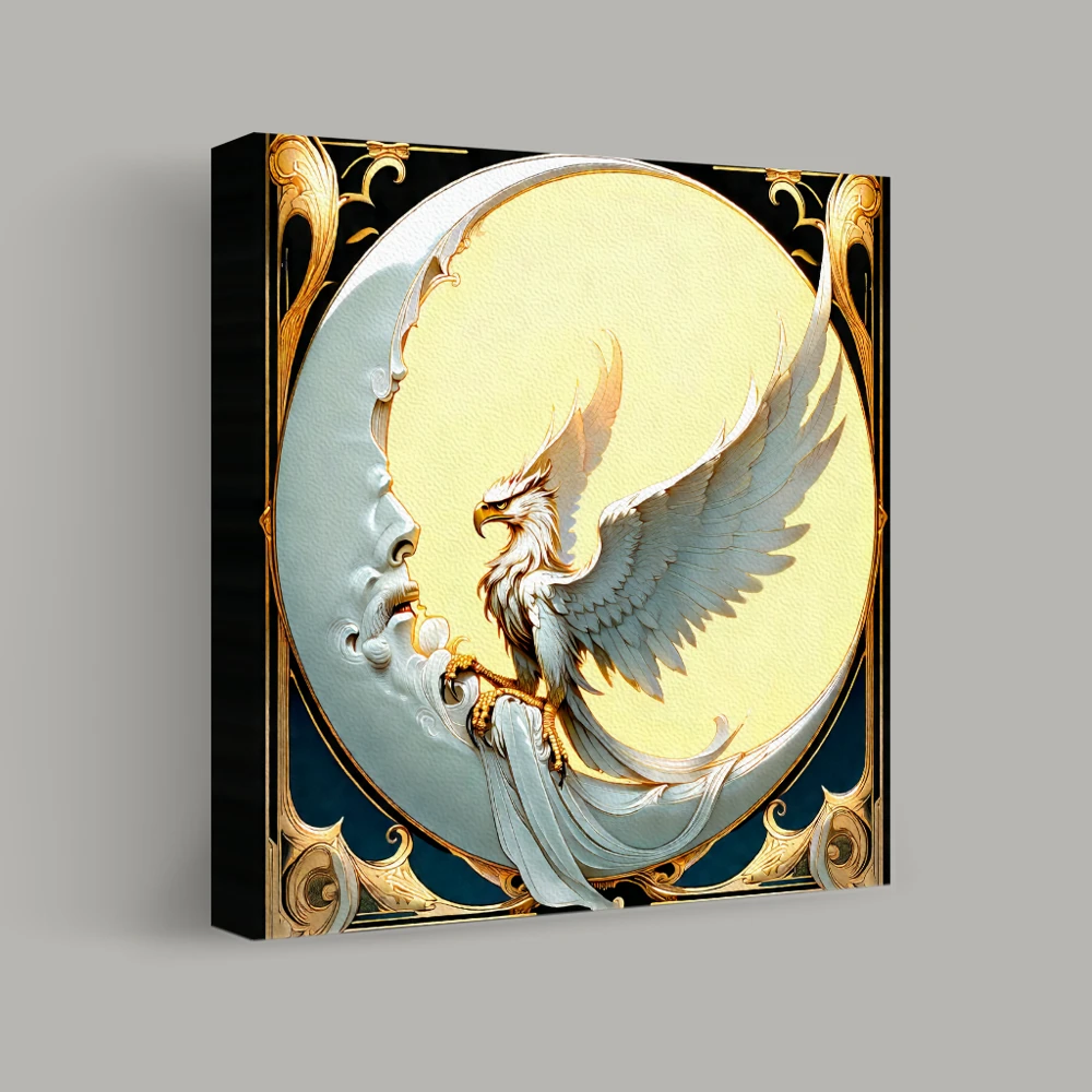 Guardian of the Moonlit Realm — canvas