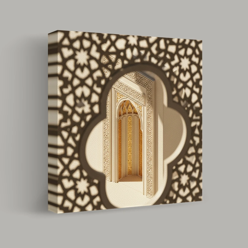 Geometric Reflection — canvas