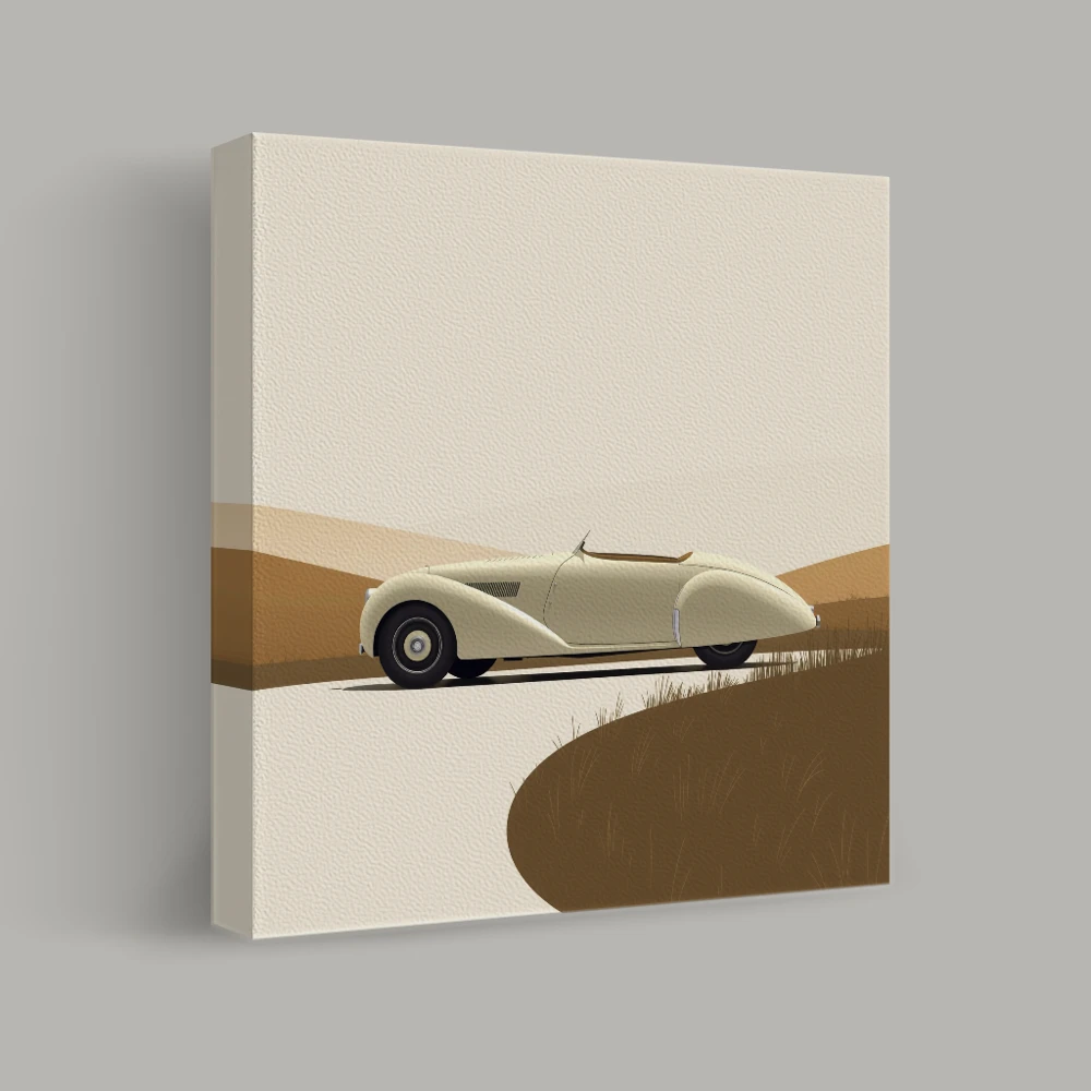 Outlined Elegance — canvas