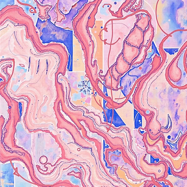 Whimsical Currents in Pastel Drift