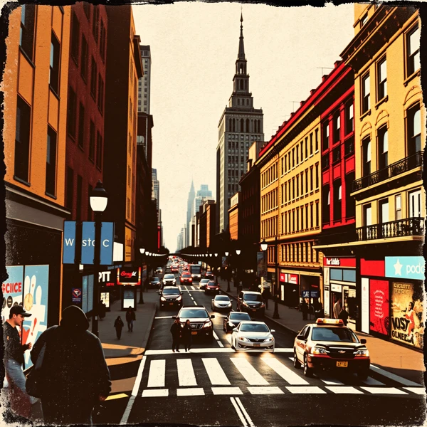 Urban Symphony at Dusk