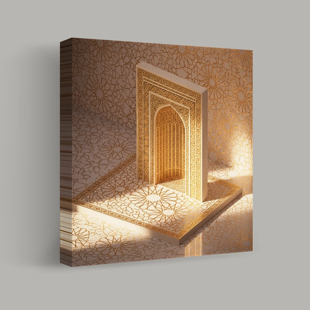 Geometric Harmony — canvas