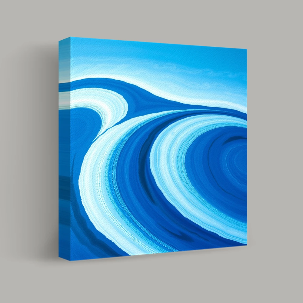 Cascades of Azure — canvas