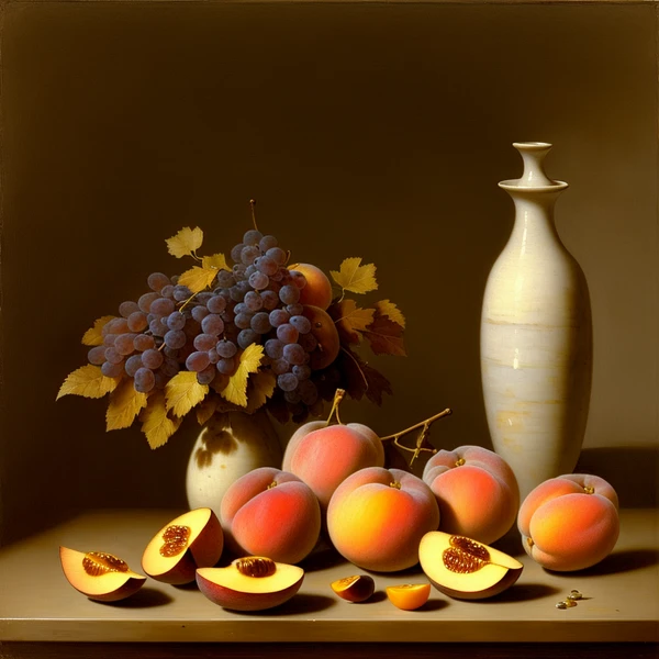 Harmony of Fruits and Vase view 2