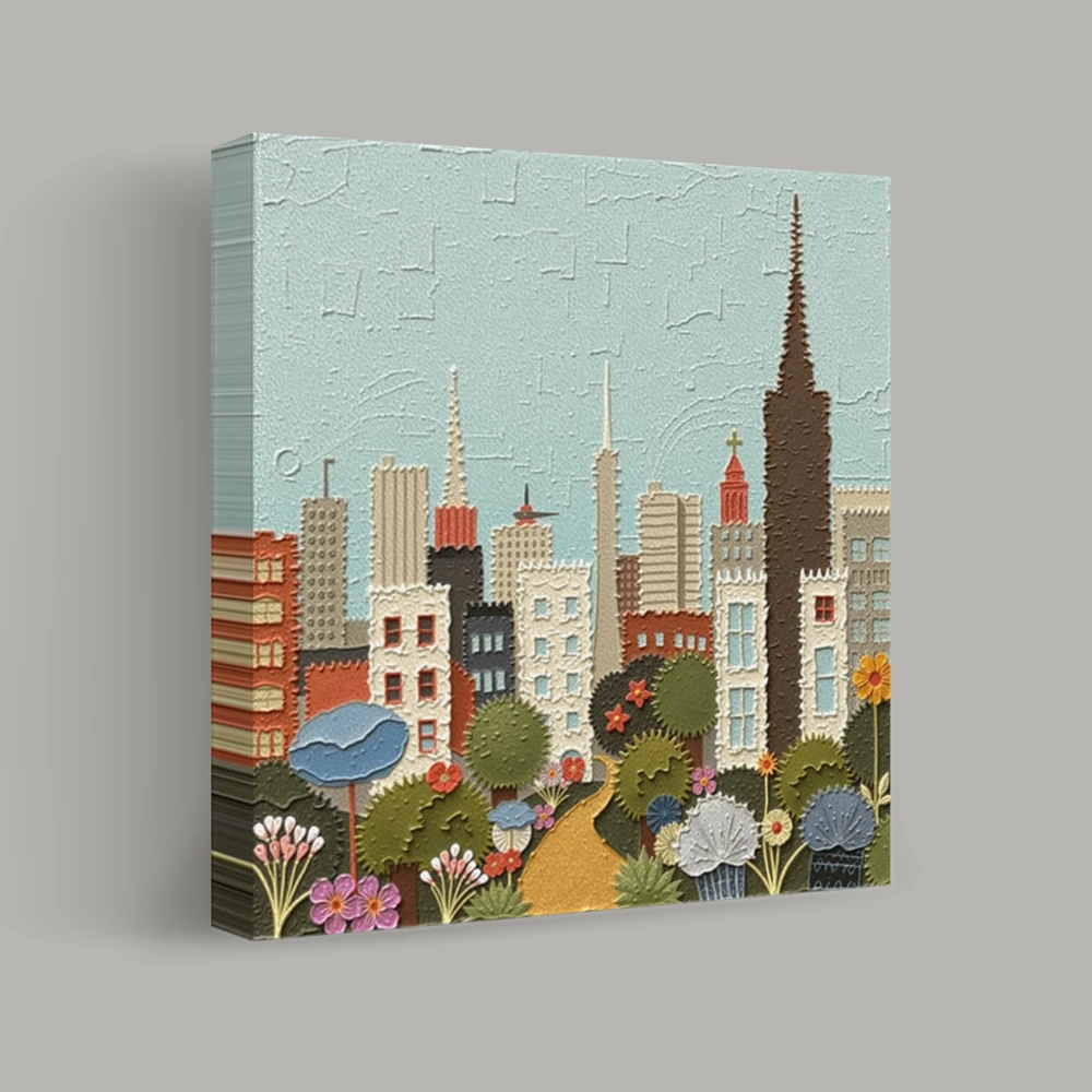 Urban Oasis — canvas