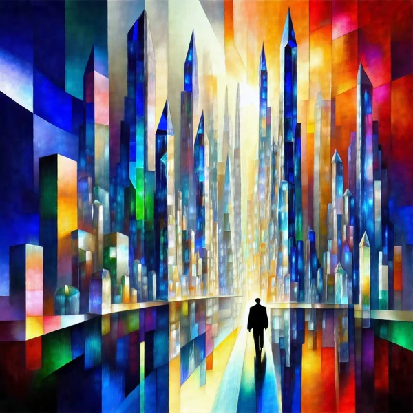 Journey Through the Kaleidoscope City view 2