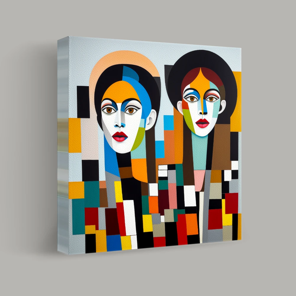 Dualité des couleurs — canvas