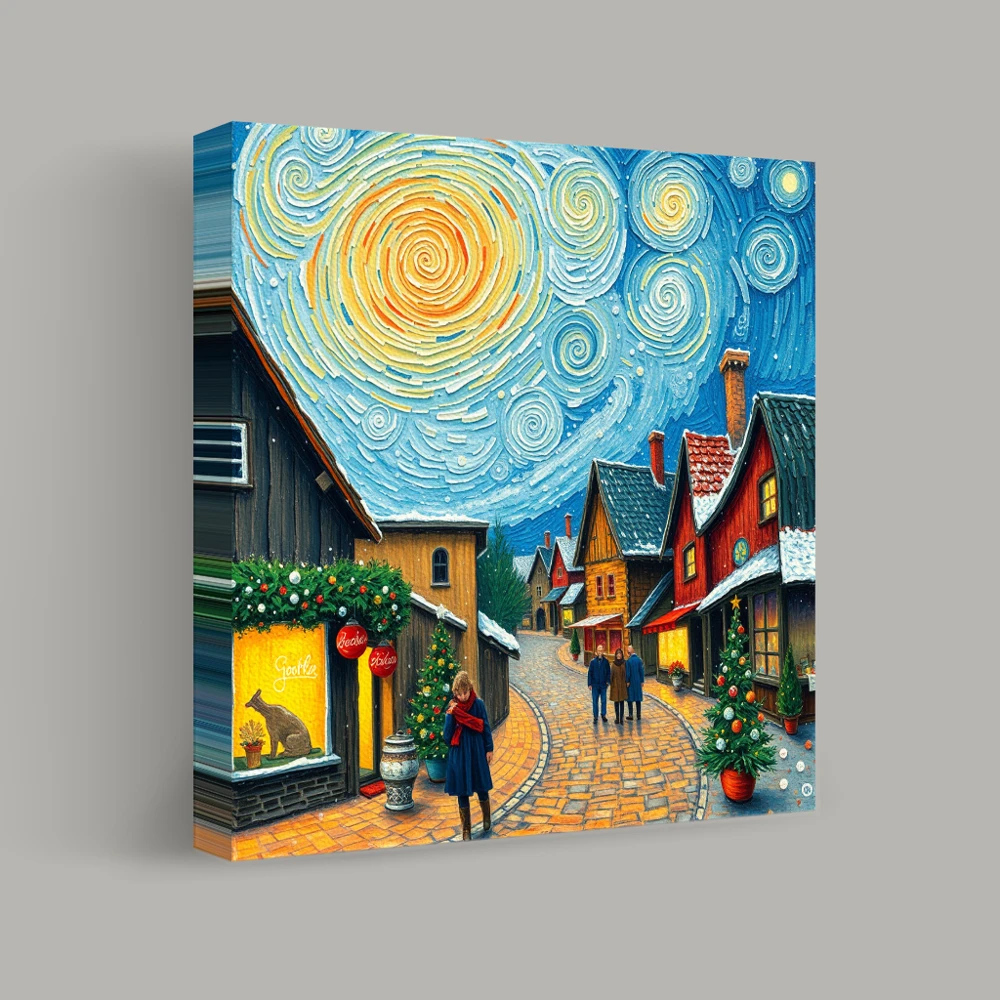 Whirls of a Winter Night — canvas