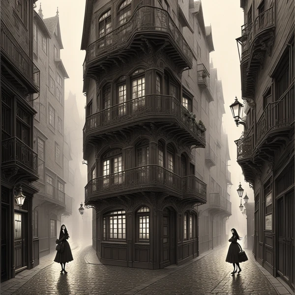 Whispers of a Foggy Street view 2